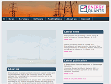 Tablet Screenshot of energyquants.com